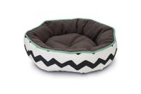 Beeztees mukke - kattenmand - zwart/wit - 45x45x12 cm