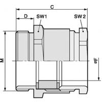 LAPP 52104930 Wartel M32 Messing Messing 50 stuk(s) - thumbnail