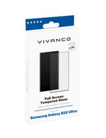 Vivanco neu Screenprotector (glas) Samsung Galaxy S22 Ultra 1 stuk(s) 3DGLASVVSGS22U - thumbnail