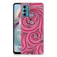 Motorola Moto G60 Hoesje maken Swirl Pink - thumbnail