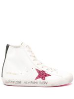 Golden Goose baskets montantes Francy - Blanc