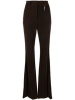 Roberto Cavalli pantalon évasé à taille haute - Marron