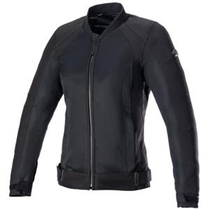 ALPINESTARS Eloise V2 Women's Air Jacket, Doorwaai motorjas dames, Zwart-Zwart