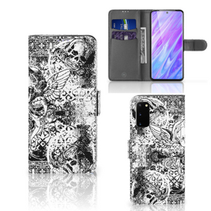 Telefoonhoesje met Naam Samsung Galaxy S20 Skulls Angel