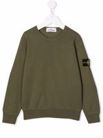 Stone Island Junior sweat à motif Compass signature - Vert - thumbnail