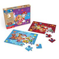 Paw Patrol 3in1 Houten Puzzel in Doosje 3x24 Stukjes - thumbnail