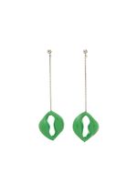 Chloé boucles d'oreilles Trudie émaillées - Vert