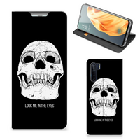 Mobiel BookCase OPPO Reno3 | A91 Skull Eyes