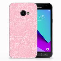 Samsung Galaxy Xcover 4 | Xcover 4s TPU Case White Flowers