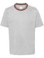 Paul Smith t-shirt à bords rayés - Gris