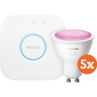 Philips Hue White & Colour Starter Pack GU10 - 5 lampen