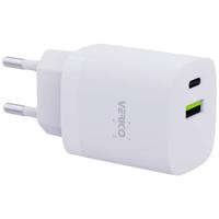 Verico Mojo 30W GaN 2 USB-oplader 30 W Thuis Uitgangsstroom (max.) 3000 mA Aantal uitgangen: 2 x USB, USB-C - thumbnail