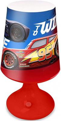Disney tafellamp Cars jongens 18 cm rood/blauw Disney tafellamp Cars jongens 18 cm rood/blauw