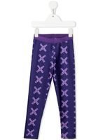 Kenzo Kids legging à logo imprimé - Violet