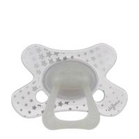 Difrax fopspeen Natural 20+ mdn (2 stuks) Glow in the Dark