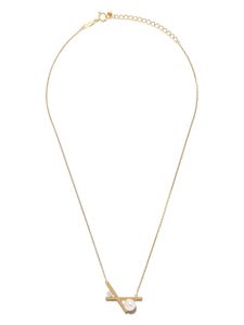 TASAKI collier à pendentif Balance en or 18ct orné de perles Akoya et de diamants