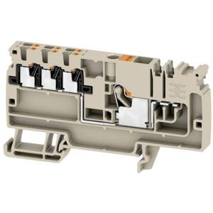 Weidmüller 2503870000 Verdeler-serieklem 8.1 mm Push-In-klem Beige 20 stuk(s)