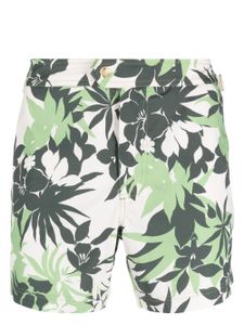 TOM FORD short de bain à imprimé tropical Flower - Vert