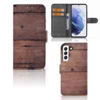 Samsung Galaxy S22 Book Style Case Old Wood - thumbnail