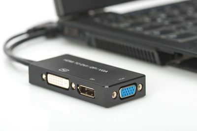 Digitus AV Converter AK-330403-002-S [HDMI - DVI, VGA, DisplayPort] 3840 x 2160 Pixel