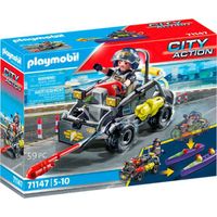 PLAYMOBIL City Action - SWAT multi-terreinwagen 71147 constructiespeelgoed - thumbnail