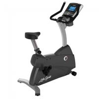 Life Fitness C3 Lifecycle upright bike met Go Console l Hometrainer - thumbnail