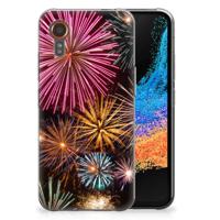 Samsung Galaxy Xcover 7 Silicone Back Cover Vuurwerk - thumbnail