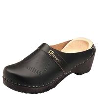 Gevavi 135 Zwart Gesloten Schippersklompen Heren Size : 44