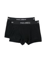 Dolce & Gabbana Kids lot de deux boxers classiques - Noir