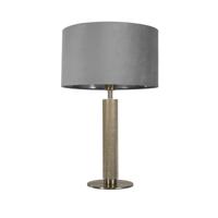 Searchlight Gouden tafellamp London met grijze kap EU65721GY