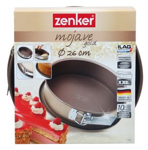 Zenker springvorm met overlooprand mojave gold 26cm