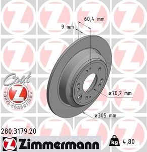 Remschijf Coat Z 280317920