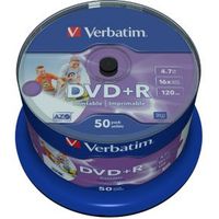 Verbatim DVD+R 16X 50st. Cakebox Printable - thumbnail