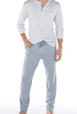 Calida Calida men pyjama 41169 lichtblauw