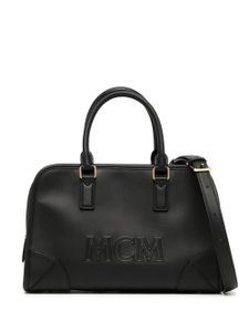 MCM sac à main Aren Boston médium - Noir