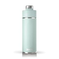 Ninja Thirsti Waterfles en Veldfles 700 ML met Lekvrij Deksel. Koolzuurhoudende, Koude en Warme Dranken. Ideaal voor Reizen & Sporten, Drievoudig Geïsoleerde, Roestvrijstalen Fles, Mint, DW2401EUUKMT