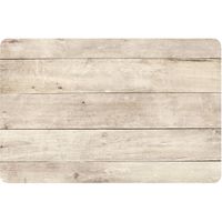 Placemat beige hout print 44 cm