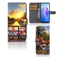 OPPO Reno8 Flip Cover Amsterdamse Grachten