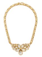 Saint Laurent Pre-Owned collier serti de strass - Or - thumbnail