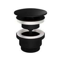 Hotbath Cobber Always open Clickwaste Zwart Mat P708