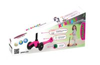 Jamara 460497 scooter Kinderen Step met drie wielen Zwart, Roze - thumbnail