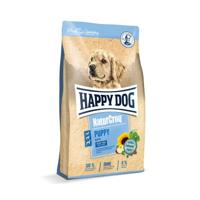 Happy Dog 60514 NaturCroq Puppy – volledig voer met kruiden voor puppy's vanaf 4 weken tot 6 maanden – 15 kg inhoud