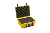 B&W outdoor.cases (leeg) - Het origineel, kubusschuim, geel, 270x215x105 (Typ 1000)