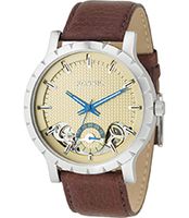 Horlogeband Fossil ME1049 Leder Bruin 24mm - thumbnail