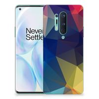 OnePlus 8 Pro TPU Hoesje Polygon Dark - thumbnail