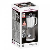 ProfiCook PC-UM 1195 1,5 l Blender voor op aanrecht 800 W Antraciet, Transparant - thumbnail