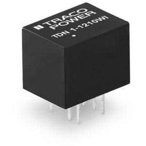 TracoPower TDN 1-1212WI DC/DC-converter, print 12 V/DC +12 V/DC 90 mA 1 W Aantal uitgangen: 1 x Inhoud 10 stuk(s)