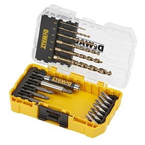 DeWalt Accessoires 19-delige Metaalboren- en schroefbitset | HSS-G | 2 mm-8 mm | In TOUGH CASE - DT70711-QZ