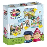 Fien en Teun 4in1 Puzzel 4-16 Stukjes