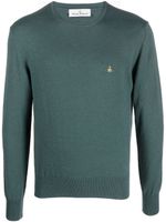 Vivienne Westwood sweat à logo Orb brodé - Vert